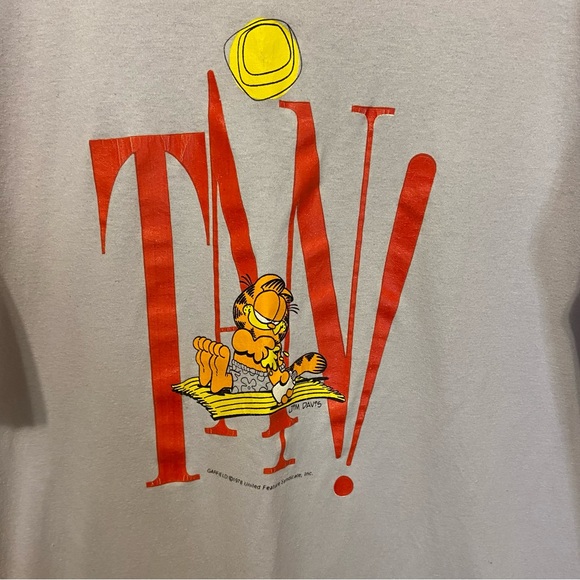 Garfield Vintage 1978 “Tan!” T Shirt One Size - Picture 2 of 15